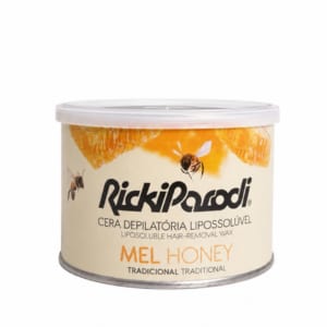 rickiparodi cera depilatória lipossolúvel mel 400g
